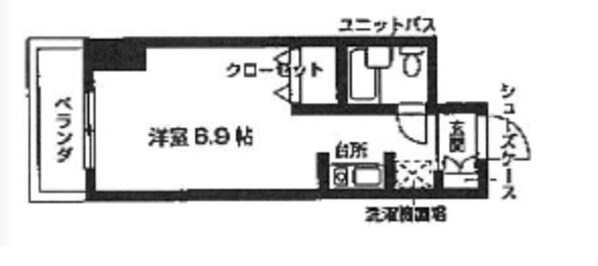 宮前平ハイツの物件間取画像